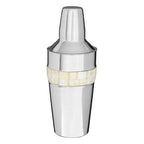 Silver Cocktail Shaker with Mother of Pearl Inlay Mixology