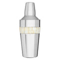 Silver Cocktail Shaker with Mother of Pearl Inlay Mixology