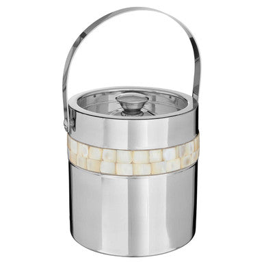 Mother of Pearl Inlay Design Ice Bucket  Mixology