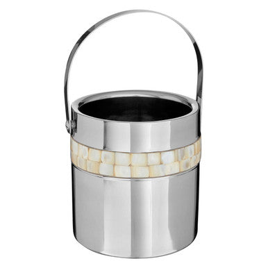 Mother of Pearl Inlay Design Ice Bucket  Mixology
