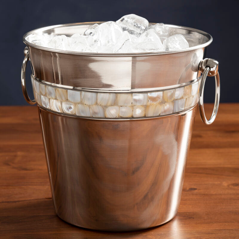 Champagne Bucket with Mother of Pearl Inlay Mixology