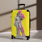 Pop Art David Suitcase Retro Neon Statue Carry On