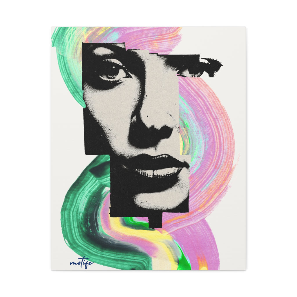 Canvas Wall Art  Media Pop Art Portrait Canvas
