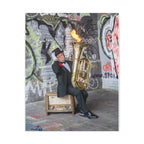Urban Performance Art Canvas Wall Decor Avant-Garde Photography Print