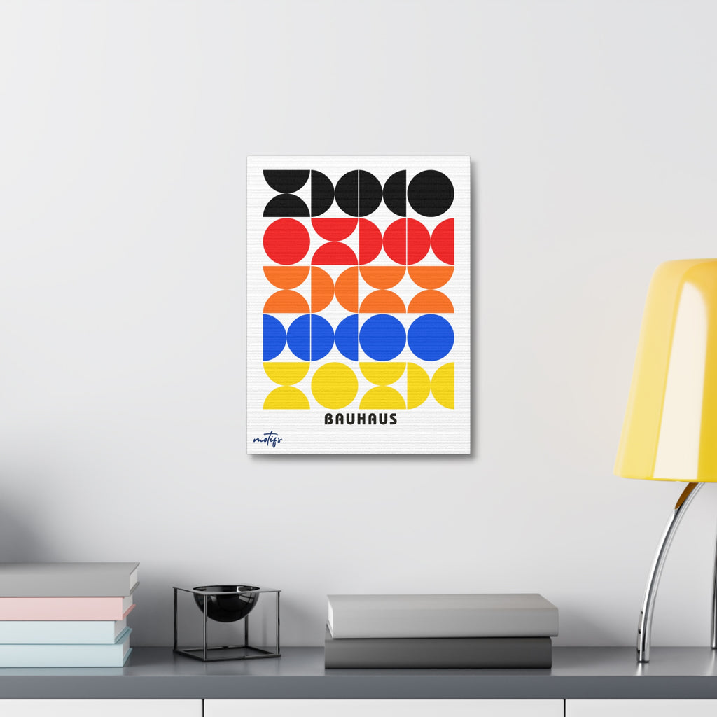 Bauhaus Geometric Art Canvas