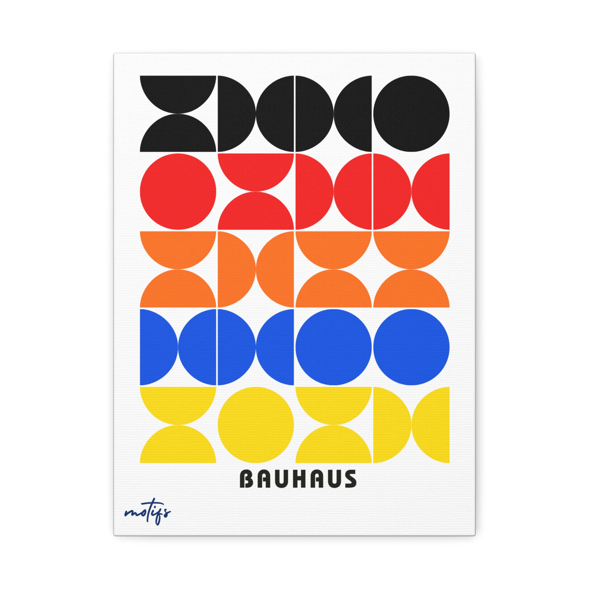 Bauhaus Geometric Art Canvas