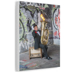 Urban Performance Art Canvas Wall Decor Avant-Garde Photography Print