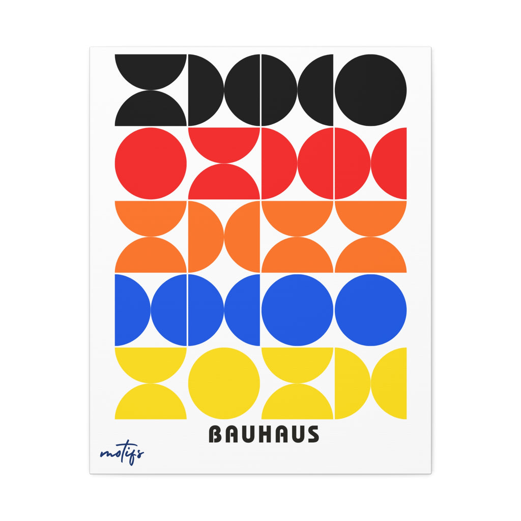 Bauhaus Geometric Art Canvas