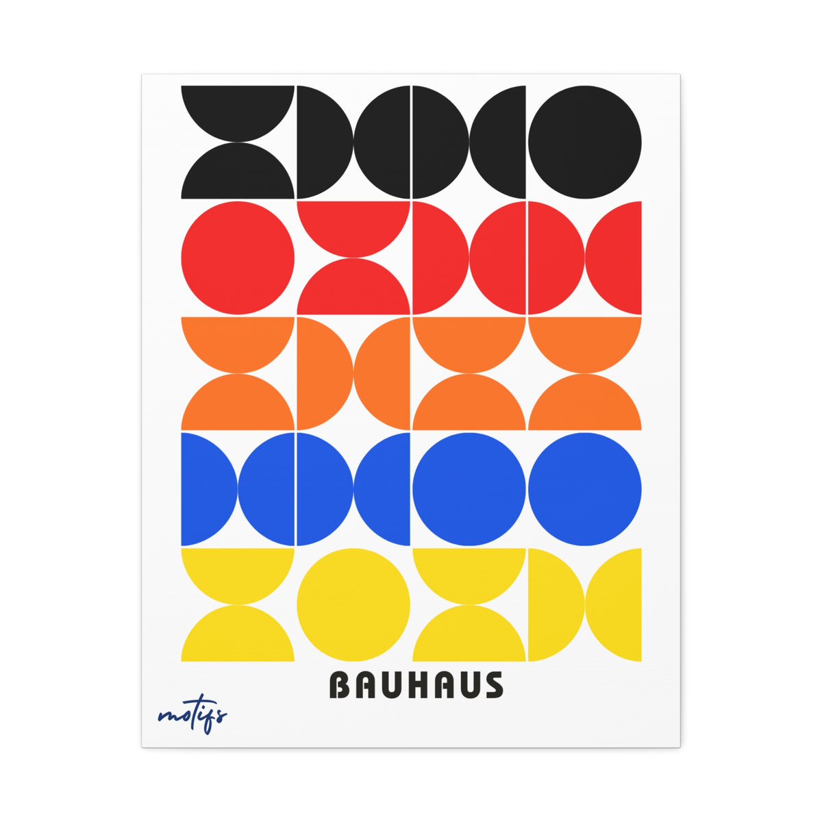Bauhaus Geometric Art Canvas