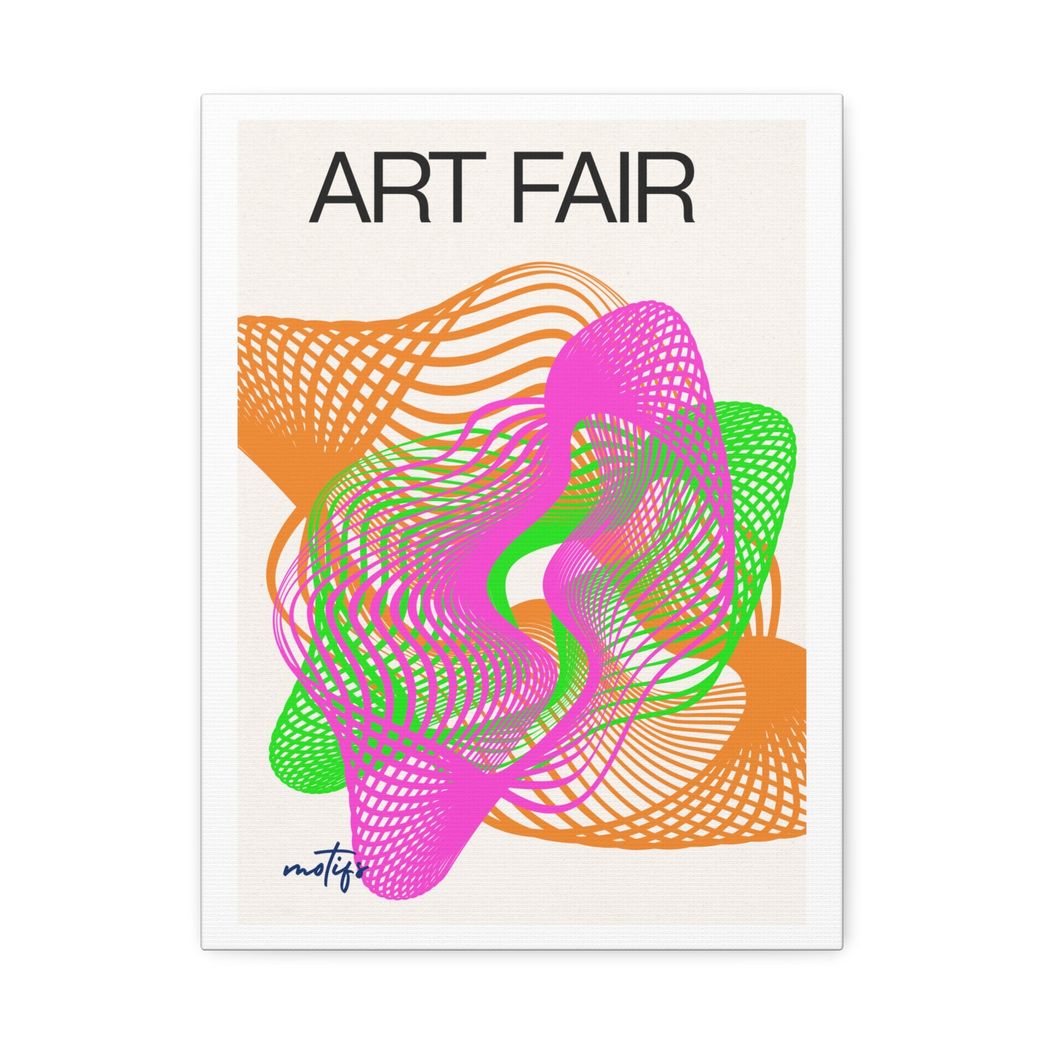 Giclée on 100% cotton, hand-stretched & ready to hang. Perfect for living rooms & studios.