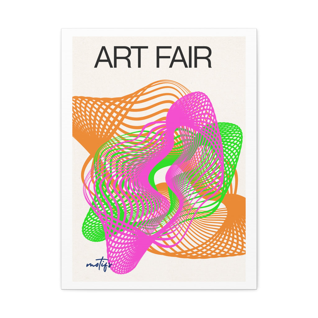 Giclée on 100% cotton, hand-stretched & ready to hang. Perfect for living rooms & studios.