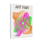 Art Fair Stretched Canvas Vibrant  Abstract Poster Wall Art