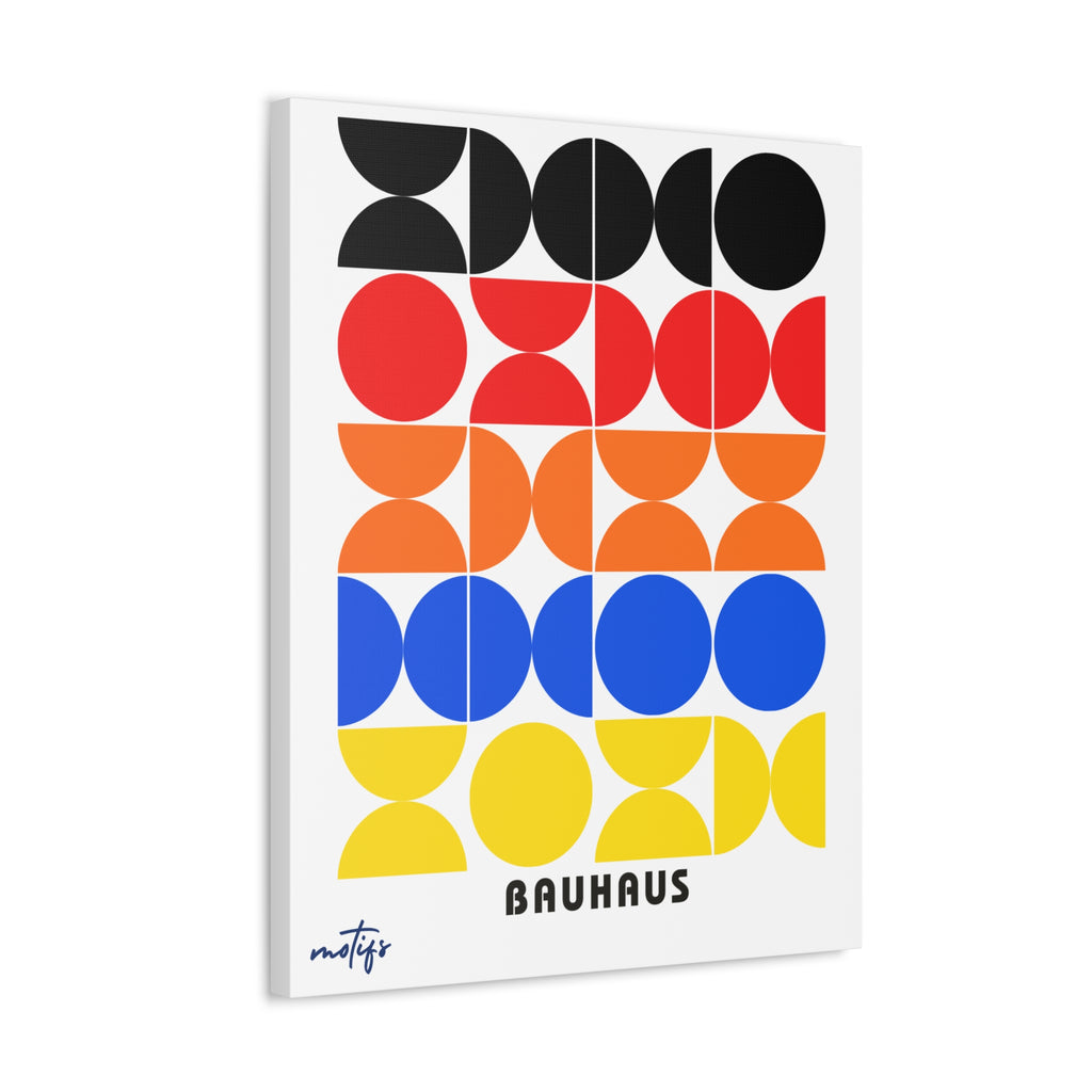 Bauhaus Geometric Art Canvas