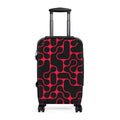 Modern Red Retro Pattern Suitcase