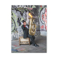 Urban Performance Art Canvas Wall Decor Avant-Garde Photography Print