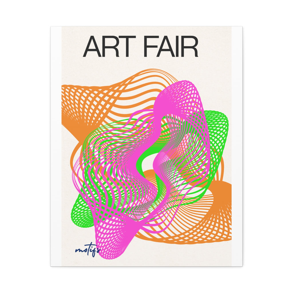 Giclée on 100% cotton, hand-stretched & ready to hang. Perfect for living rooms & studios. 