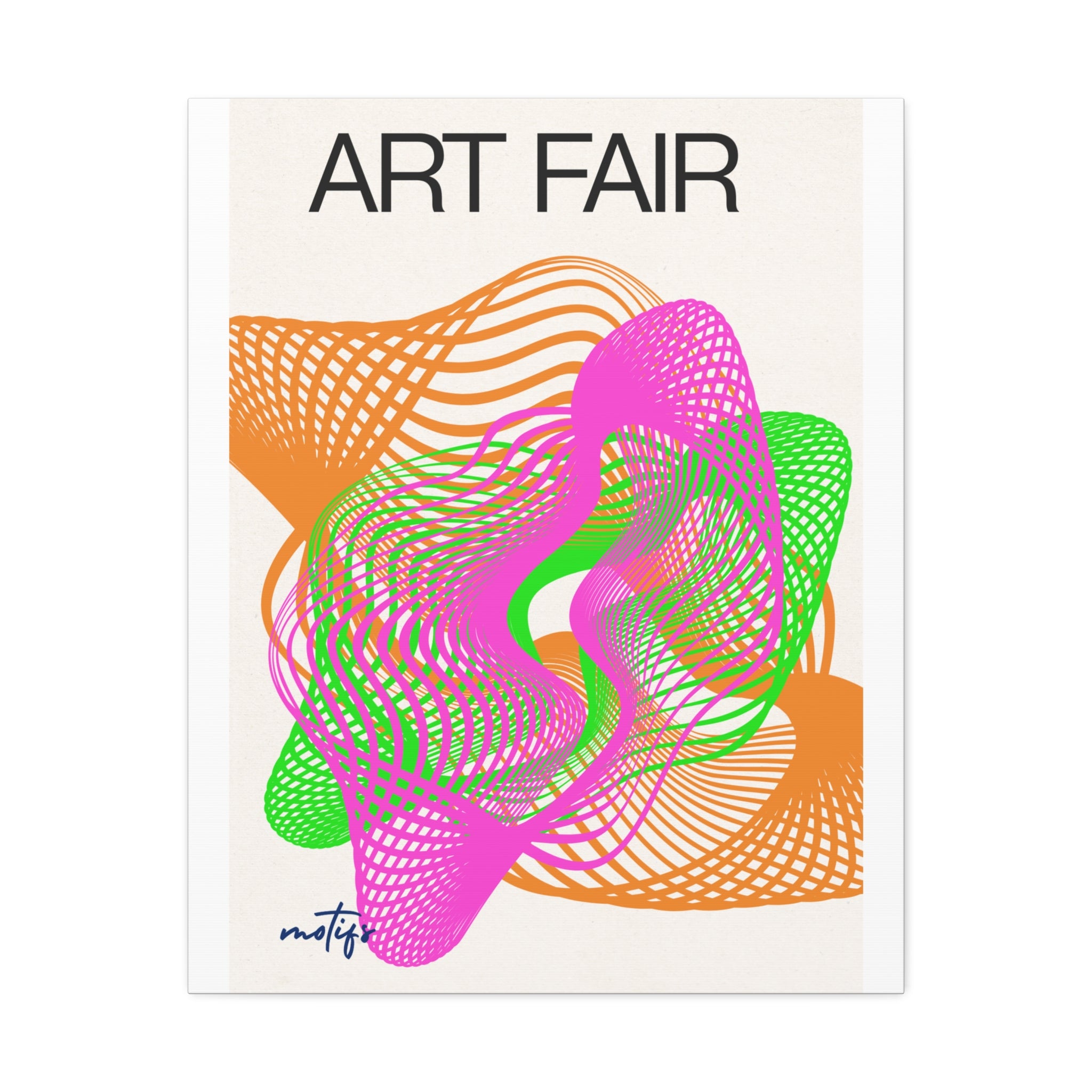 Giclée on 100% cotton, hand-stretched & ready to hang. Perfect for living rooms & studios. 
