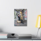 Urban Performance Art Canvas Wall Decor Avant-Garde Photography Print