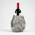 Solid Marble Wine Bottle Holder Handcrafted Stone Wine Cooler