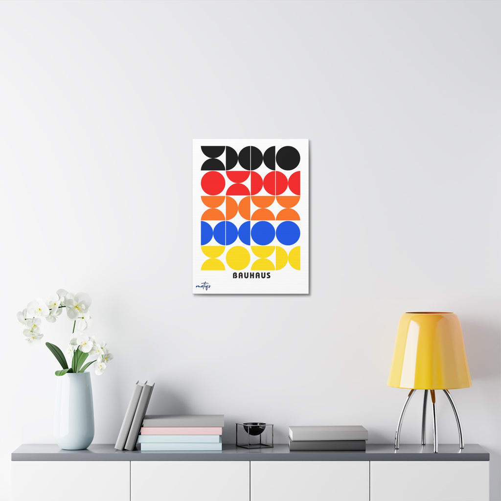 Bauhaus Geometric Art Canvas