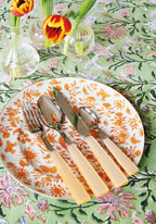 Pearl Handle Cutlery Set | 4-Piece Dining Flatware – Motifs Design
