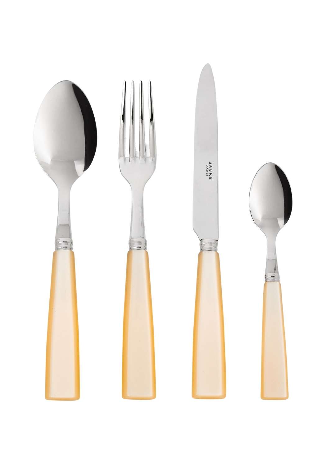 Pearl Handle Cutlery Set | 4-Piece Dining Flatware – Motifs Design
