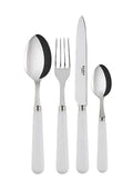 4- Pieces Pop Unis White Cutlery Set