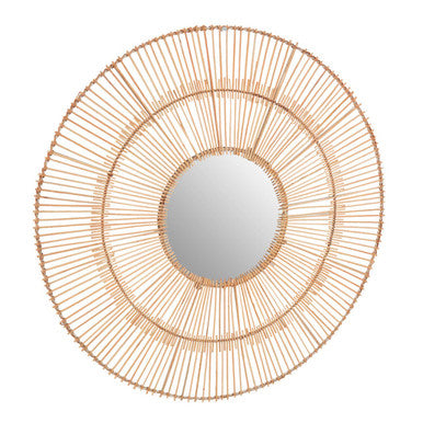 Natural Rattan Wall Mirror Batu