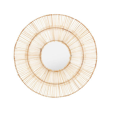 Natural Rattan Wall Mirror Batu