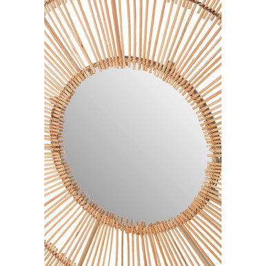 Natural Rattan Wall Mirror Batu