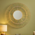 Natural Rattan Wall Mirror Batu