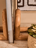 Arlo Natural Wood Set of 2 Bookends