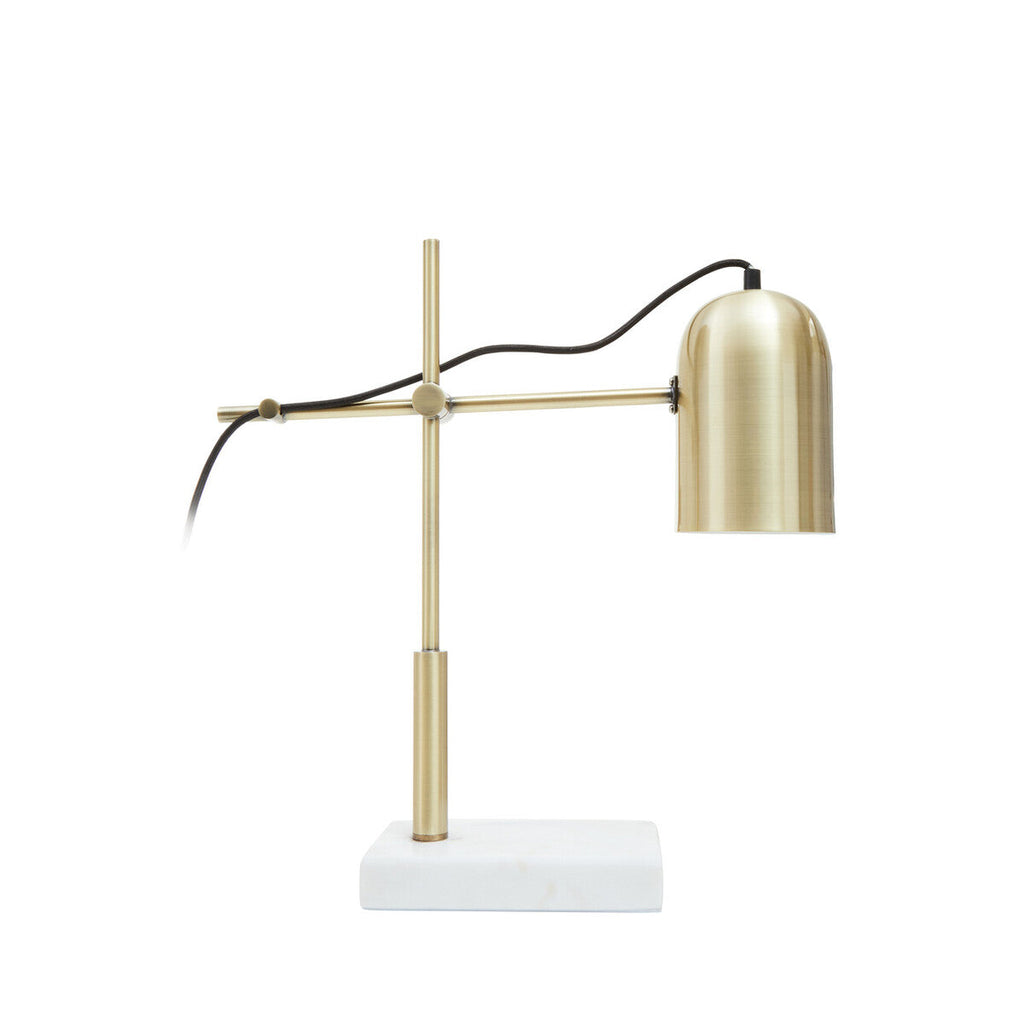 Gold and Marble Adjustable Desk Lamp  Equipoise