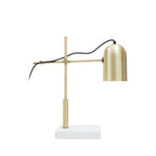Gold and Marble Adjustable Desk Lamp  Equipoise