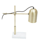 Gold and Marble Adjustable Desk Lamp  Equipoise