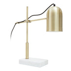 Gold and Marble Adjustable Desk Lamp  Equipoise