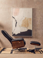 Warrington Black Leather Effect Recliner and Footstool Set