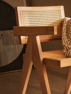 Cebu Natural Cane and Beech Wood Dining Chair