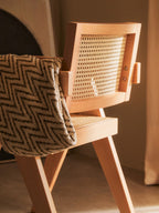 Cebu Natural Cane and Beech Wood Dining Chair