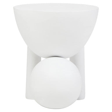 Mango Wood Side Table with Ball Detail