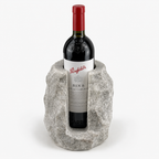 Solid Marble Wine Bottle Holder Handcrafted Stone Wine Cooler