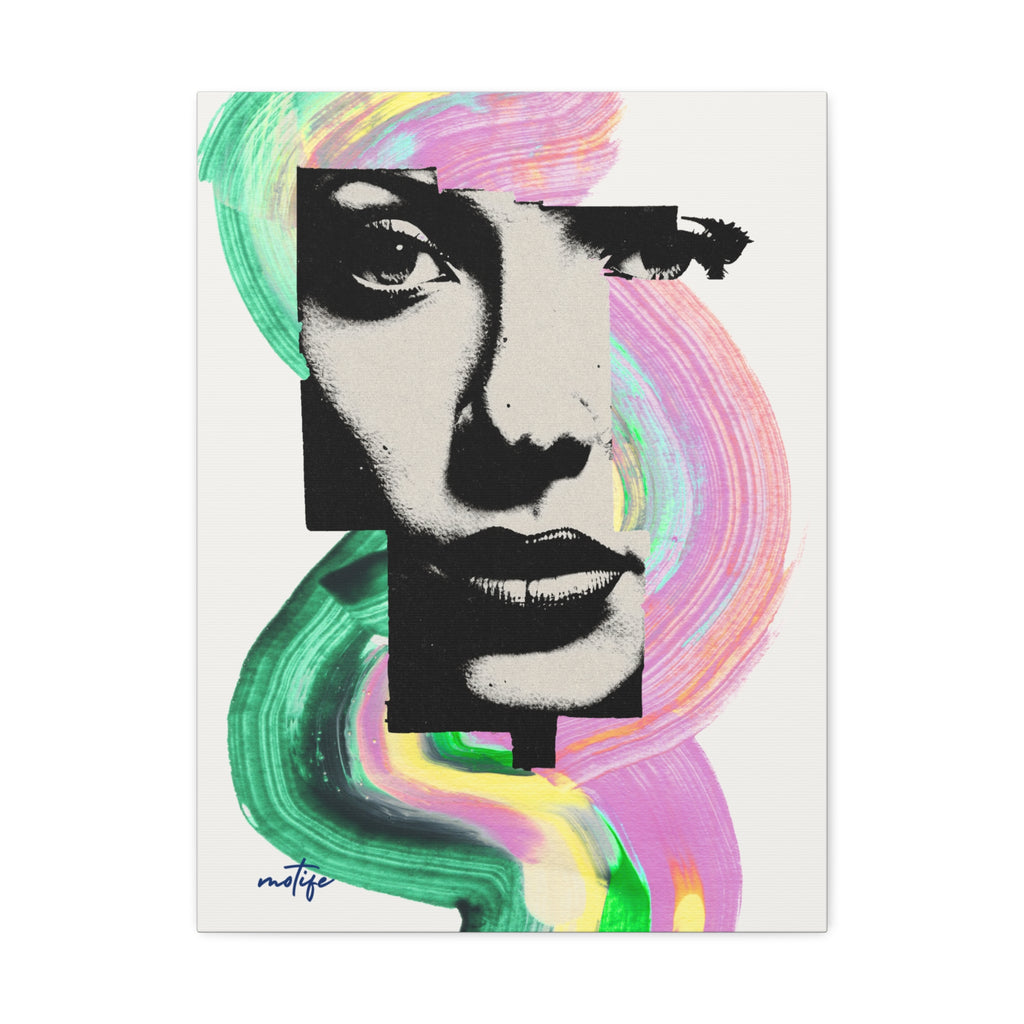 Canvas Wall Art  Media Pop Art Portrait Canvas