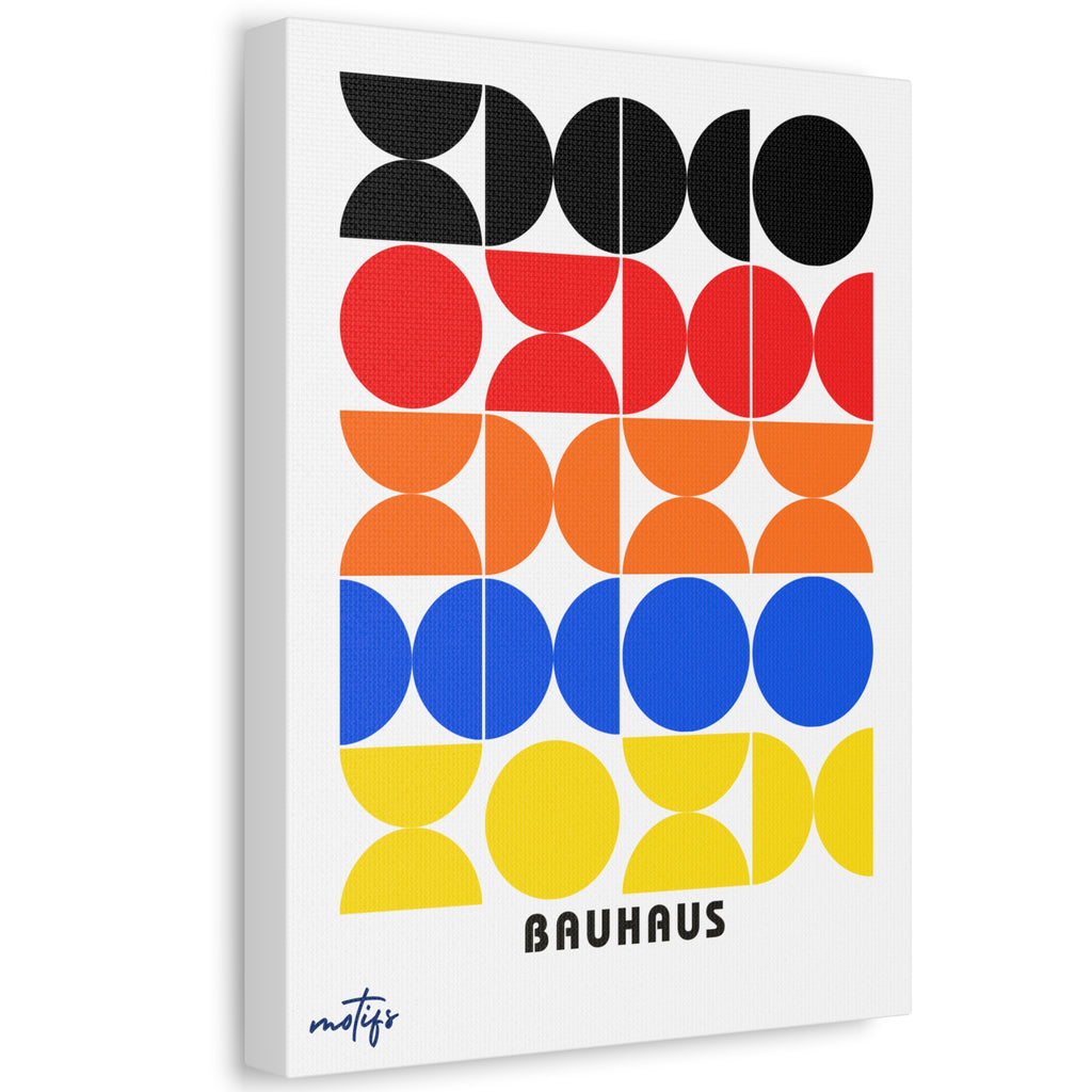 Bauhaus Geometric Art Canvas