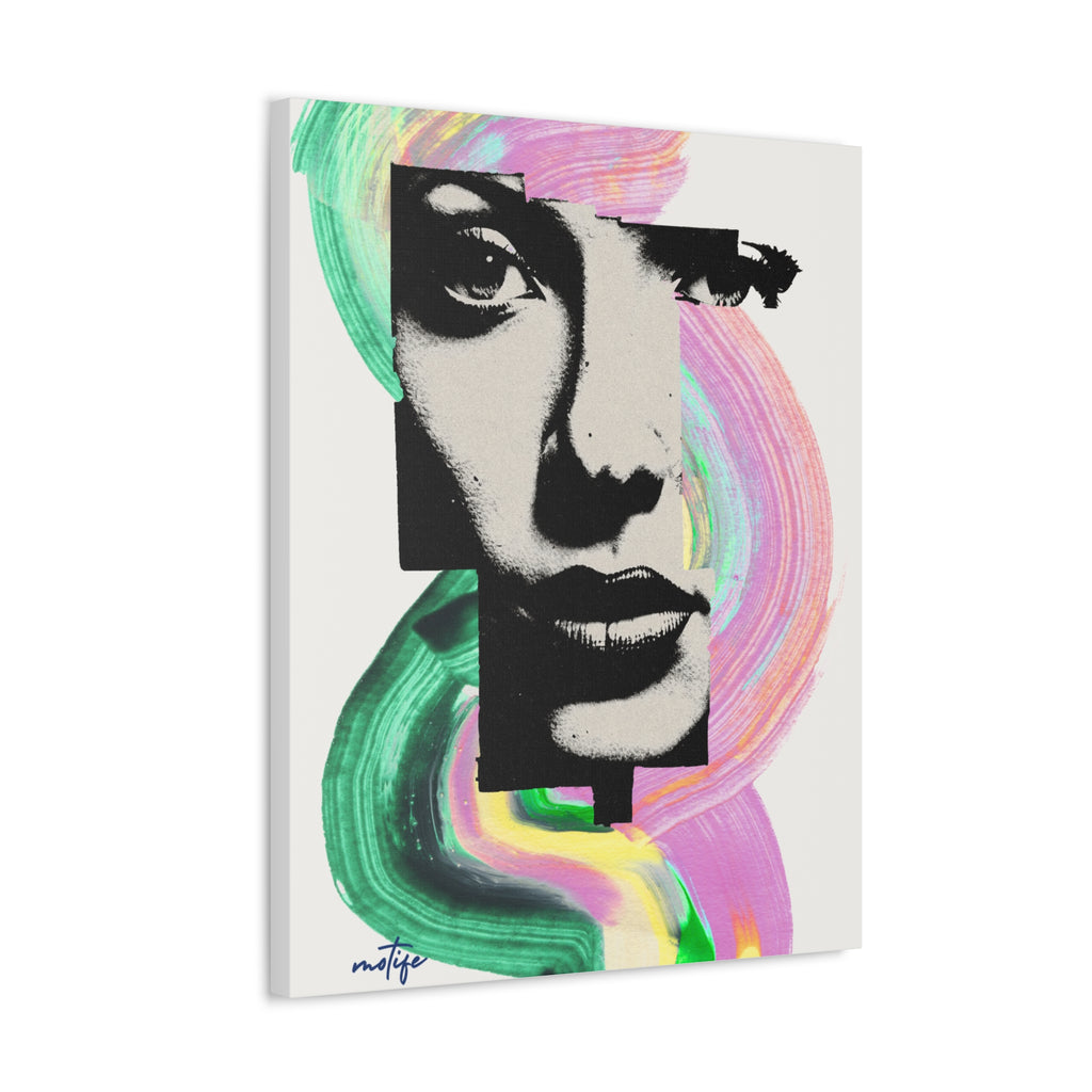 Canvas Wall Art  Media Pop Art Portrait Canvas