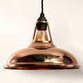 Cawston Solid Copper Coolicon Lampshade Pendant Light - 11 Inc