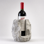 Solid Marble Wine Bottle Holder Handcrafted Stone Wine Cooler