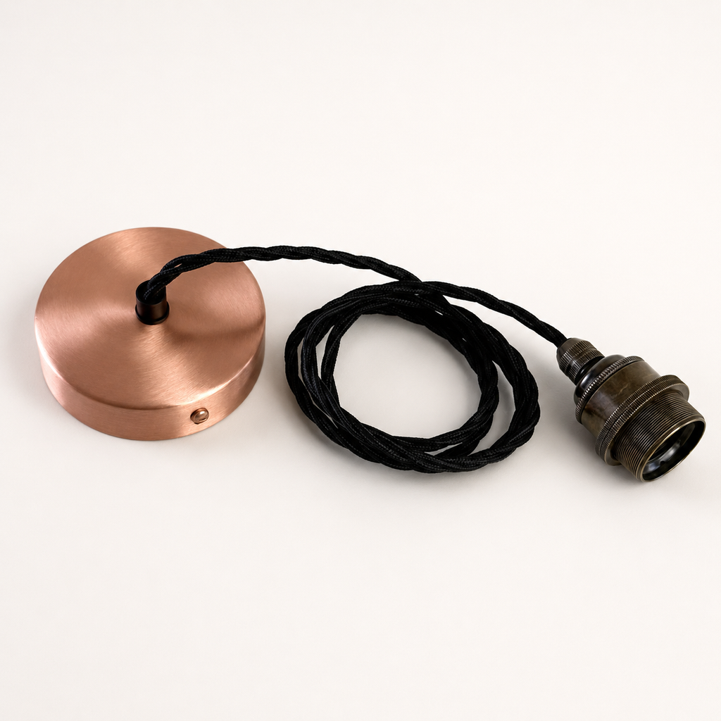 Cawston Solid Copper Coolicon Lampshade Pendant Light - 11 Inc