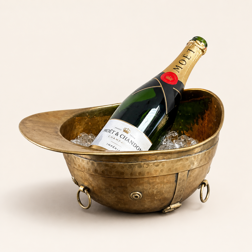 Polo Helmet Champagne Ice Bucket 