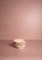 Camilla Green Garland Cereal Bowl Hand-Painted Portuguese Ceramic
