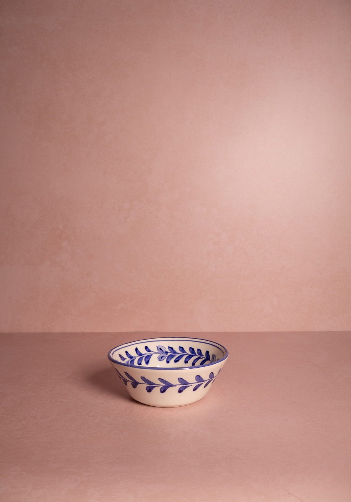 Pandora Cobalt Blue Cereal Bowls – Set of 4 Hand-Painted Ceramic Bowls